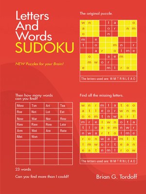 cover image of Letters and Words Sudoku
